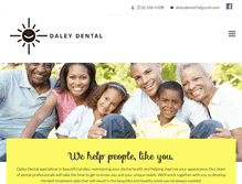 Tablet Screenshot of daleydental.com